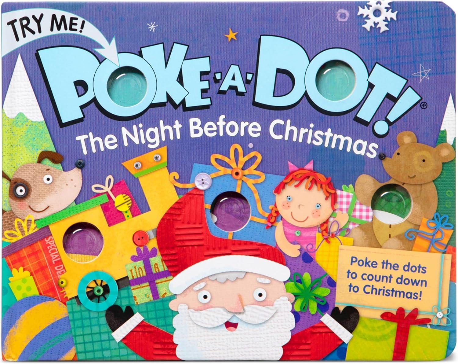 imageMelissa ampamp Doug PokeaDot The Night Before Christmas Interactive Childrens Board Book with Buttons to Pop Educational Sensory Toy for Toddlers ampamp Preschoolers Ages 3