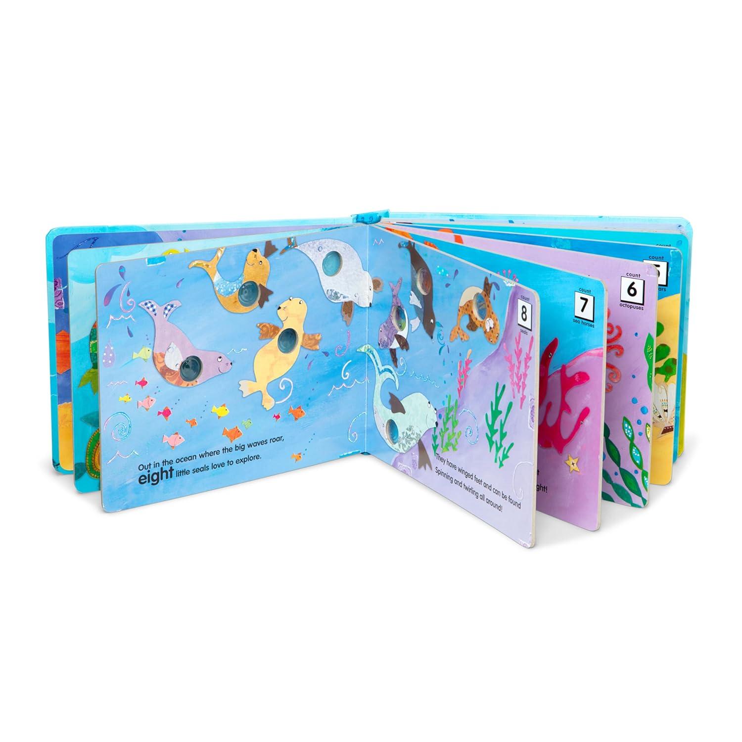 imageMelissa ampamp Doug PokeaDot Whos in the Ocean Interactive Childrens Board Book with Buttons to Pop Educational Sensory Toy for Toddlers ampamp Preschoolers Ages 3  FSC Certified