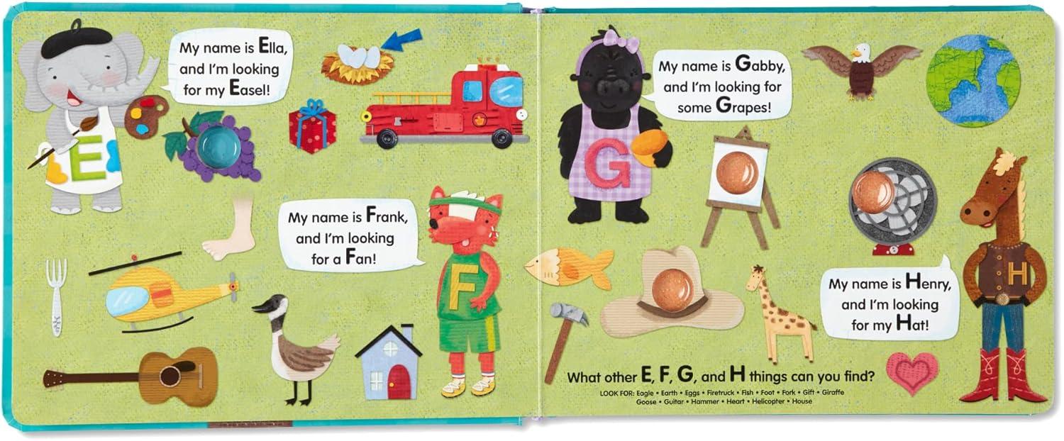 imageMelissa ampamp Doug PokeaDot an Alphabet Eye Spy Interactive Childrens Board Book with Buttons to Pop Educational Sensory Toy for Toddlers ampamp Preschoolers Ages 3  FSC Certified