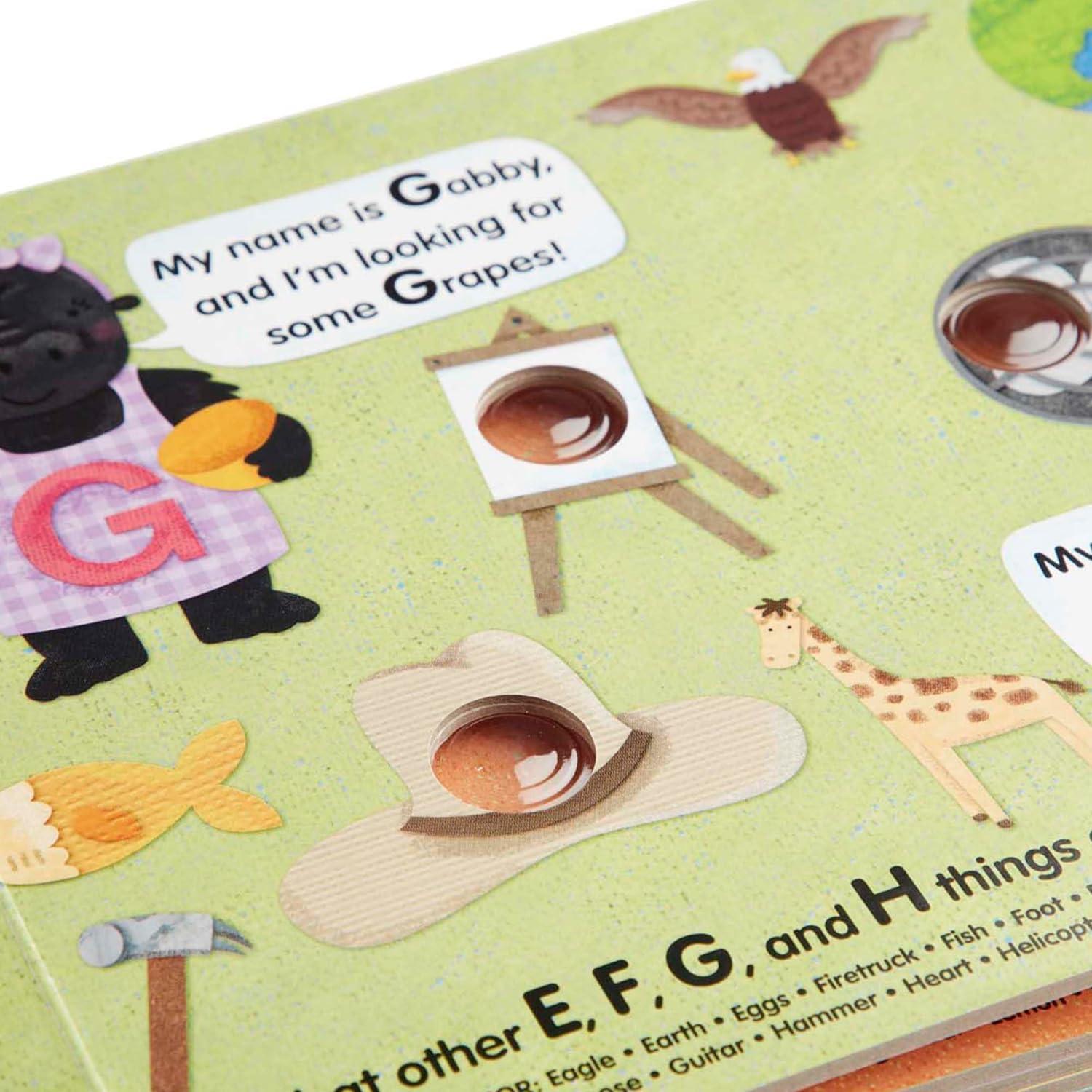 imageMelissa ampamp Doug PokeaDot an Alphabet Eye Spy Interactive Childrens Board Book with Buttons to Pop Educational Sensory Toy for Toddlers ampamp Preschoolers Ages 3  FSC Certified