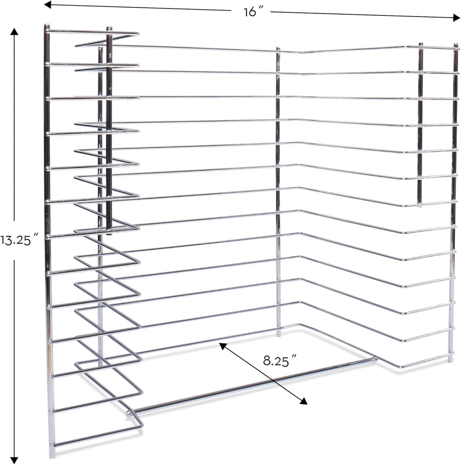 imageMelissa ampamp Doug Puzzle Storage Rack  Wire Rack Holds 12 PuzzlesDeluxe Fit