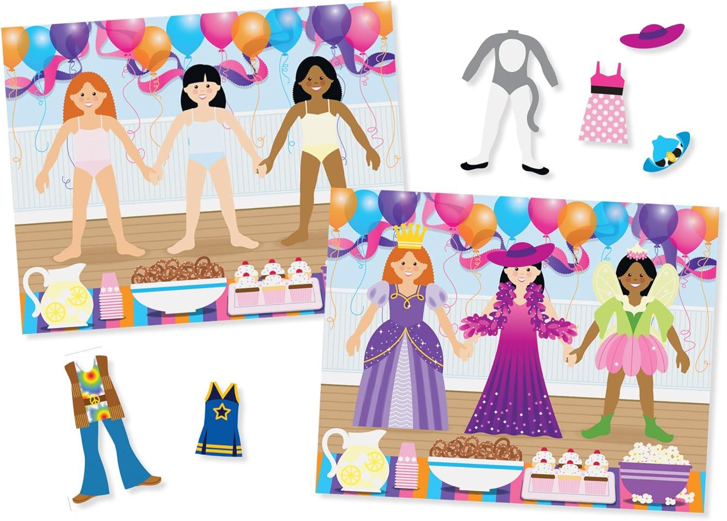 imageMelissa ampamp Doug Reusable Sticker Pad DressUp  165 Reusable Stickers  Removable Stickers Kids Fashion Activities Restickable Sticker Book for Kids Ages 3