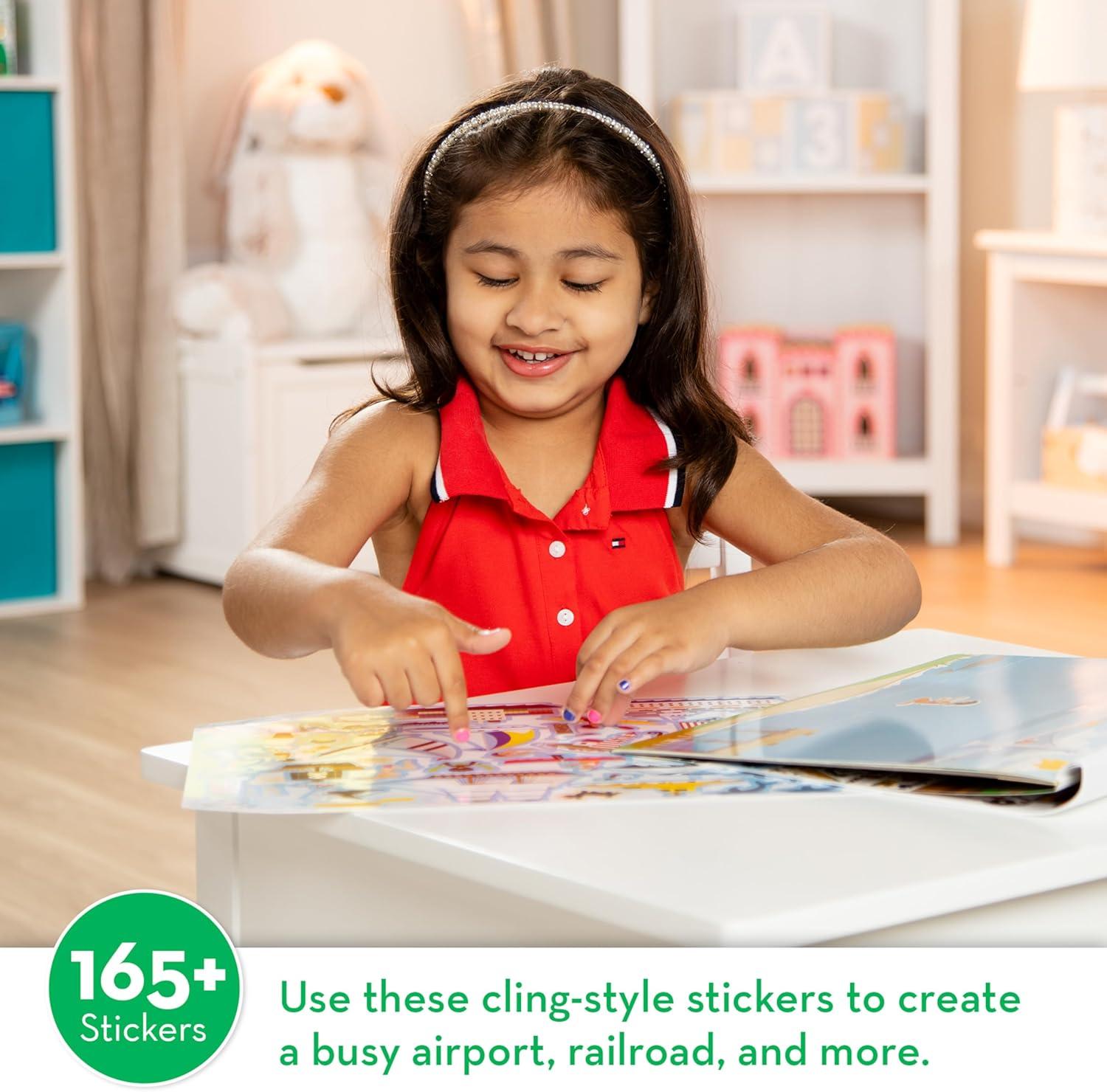imageMelissa ampamp Doug Reusable Sticker Pad Vehicles  165 Reusable Stickers  FSC Certified