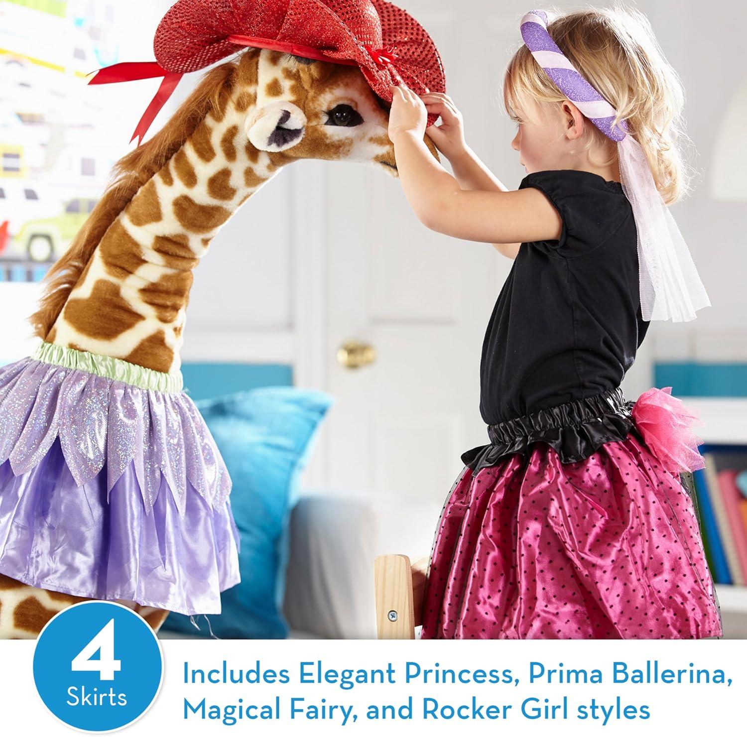 imageMelissa ampamp Doug Role Play Collection  Goodie Tutus DressUp Skirts Set 4 Costume Skirts