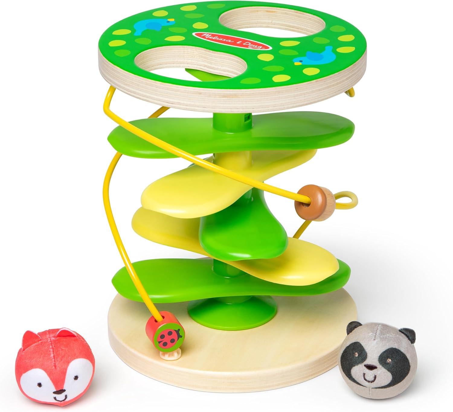 imageMelissa ampamp Doug Rollables Treehouse Twirl Infant and Toddler Toy 3 Pieces  FSC CertifiedRollables Treehouse TumbleNew