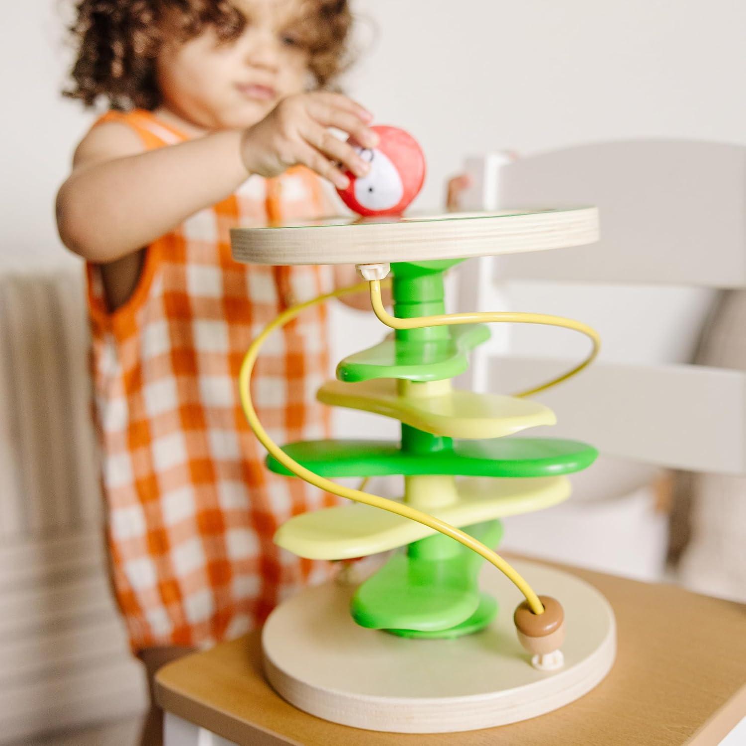 imageMelissa ampamp Doug Rollables Treehouse Twirl Infant and Toddler Toy 3 Pieces  FSC CertifiedRollables Treehouse TumbleNew