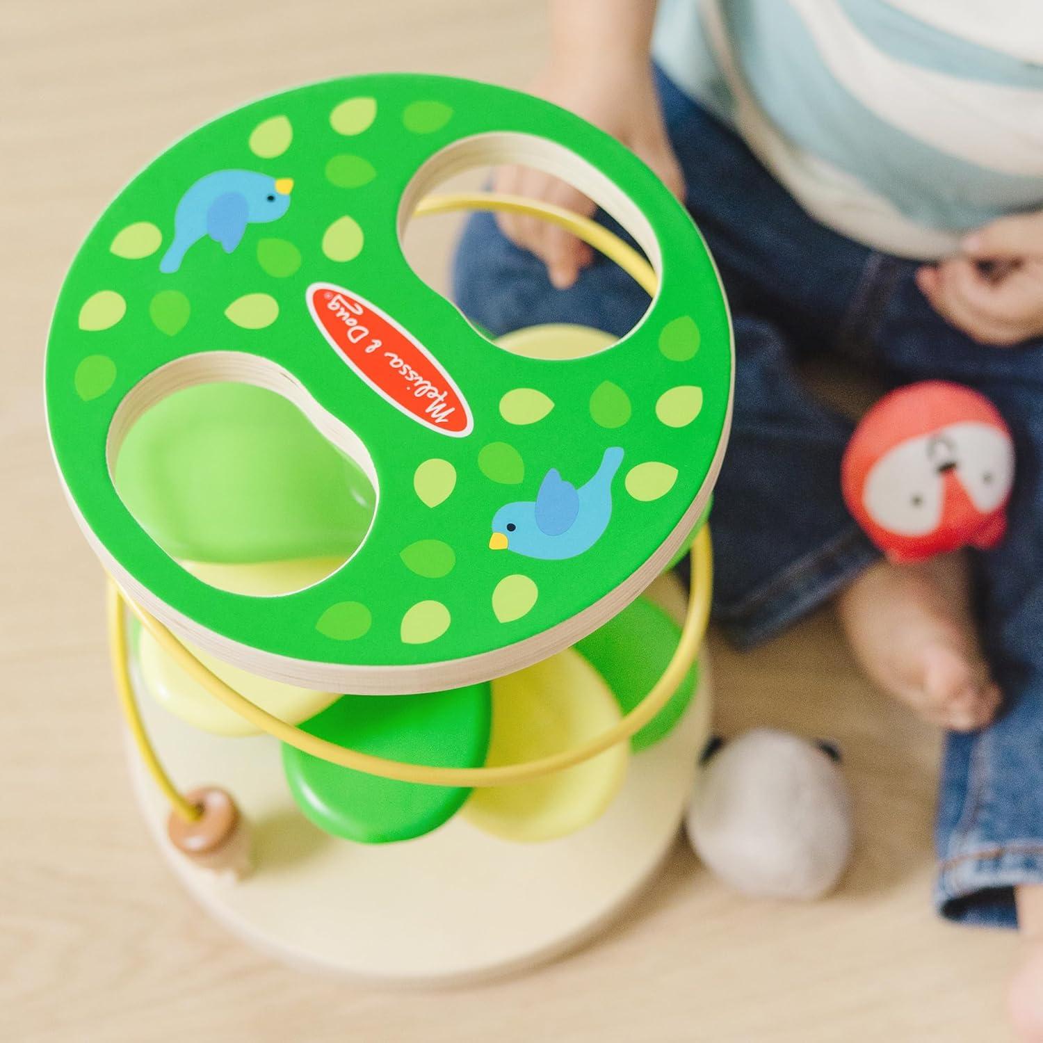 imageMelissa ampamp Doug Rollables Treehouse Twirl Infant and Toddler Toy 3 Pieces  FSC CertifiedRollables Treehouse TumbleNew