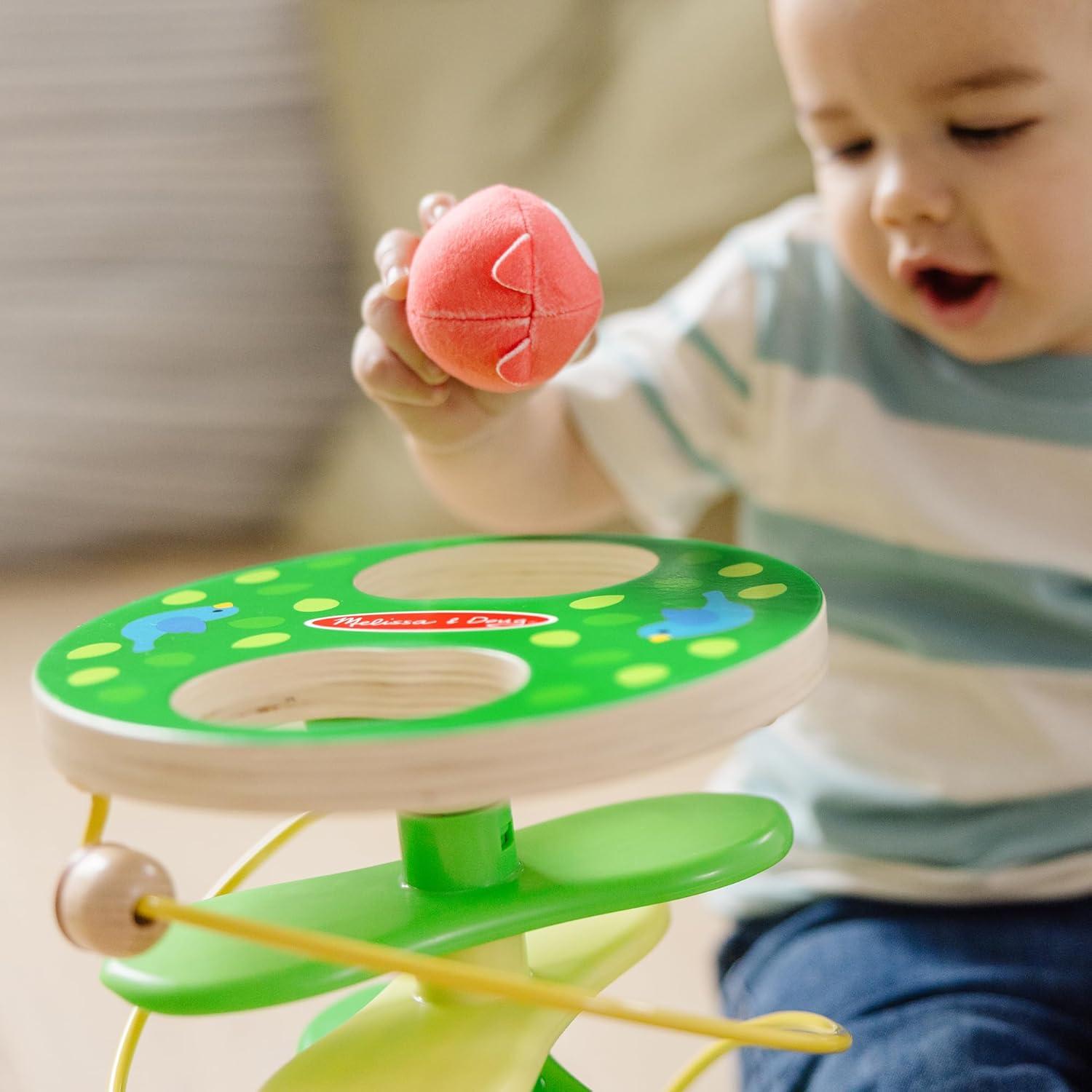 imageMelissa ampamp Doug Rollables Treehouse Twirl Infant and Toddler Toy 3 Pieces  FSC CertifiedRollables Treehouse TumbleNew