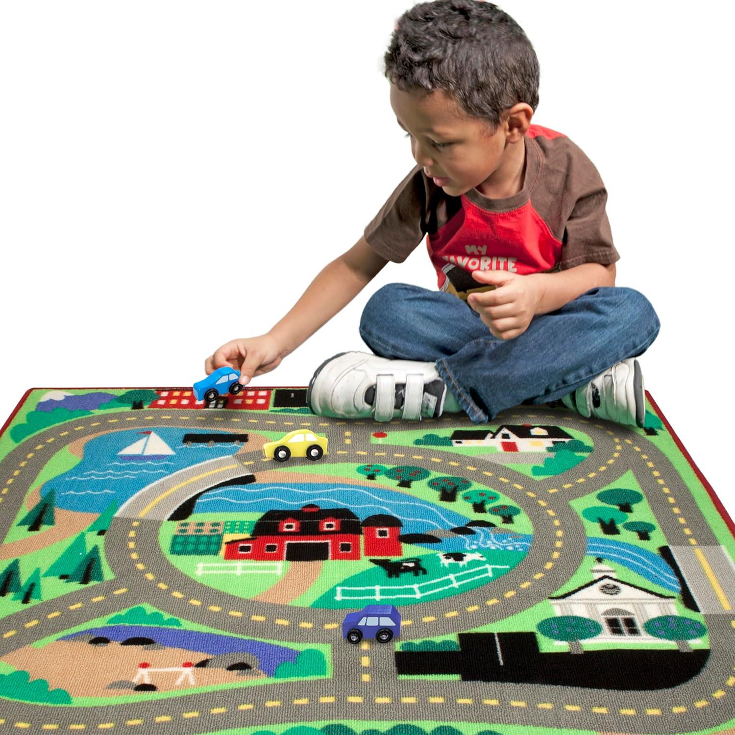 imageMelissa ampamp Doug Round The Town Road Rug FFP