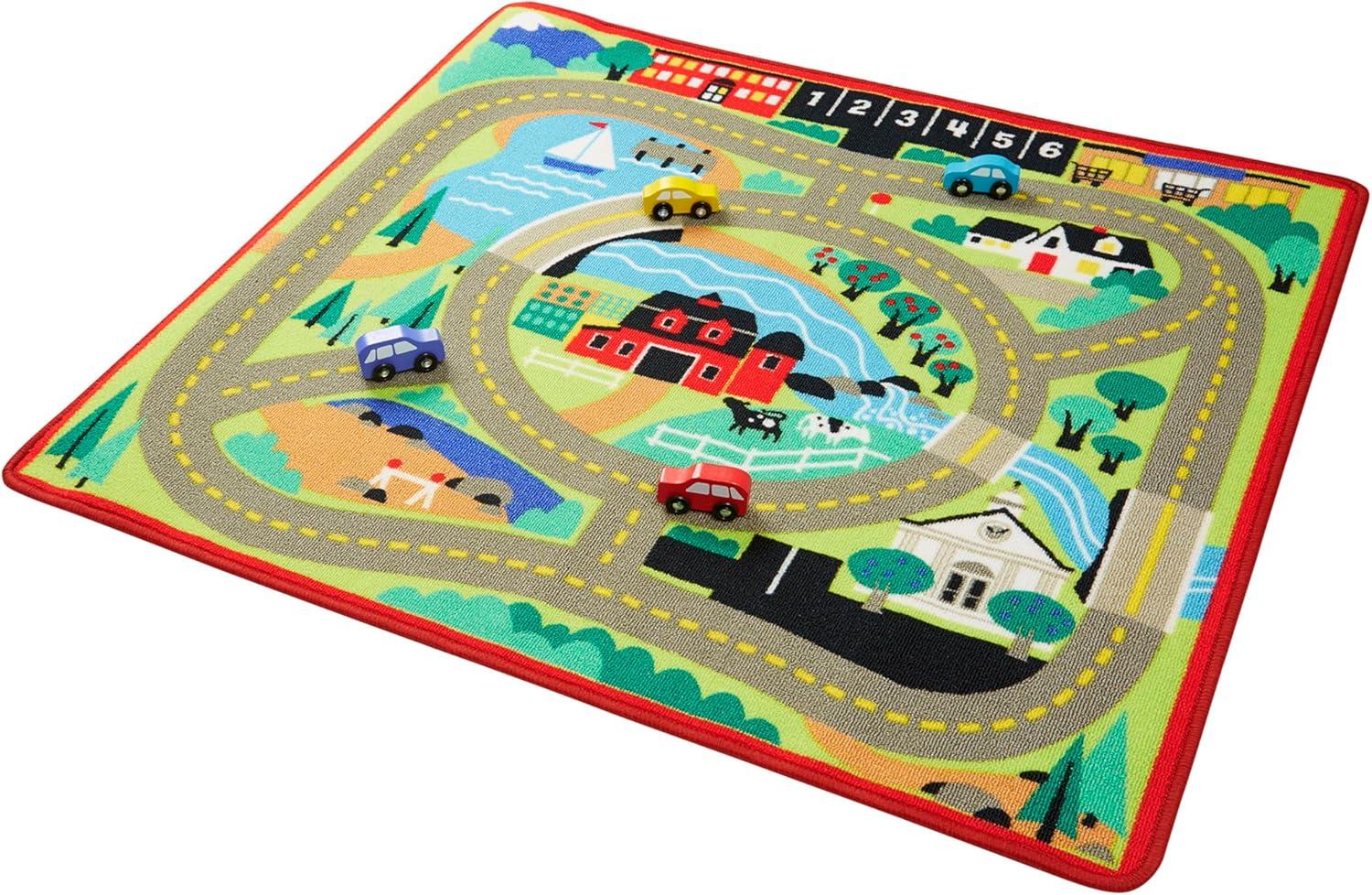 imageMelissa ampamp Doug Round The Town Road Rug FFP