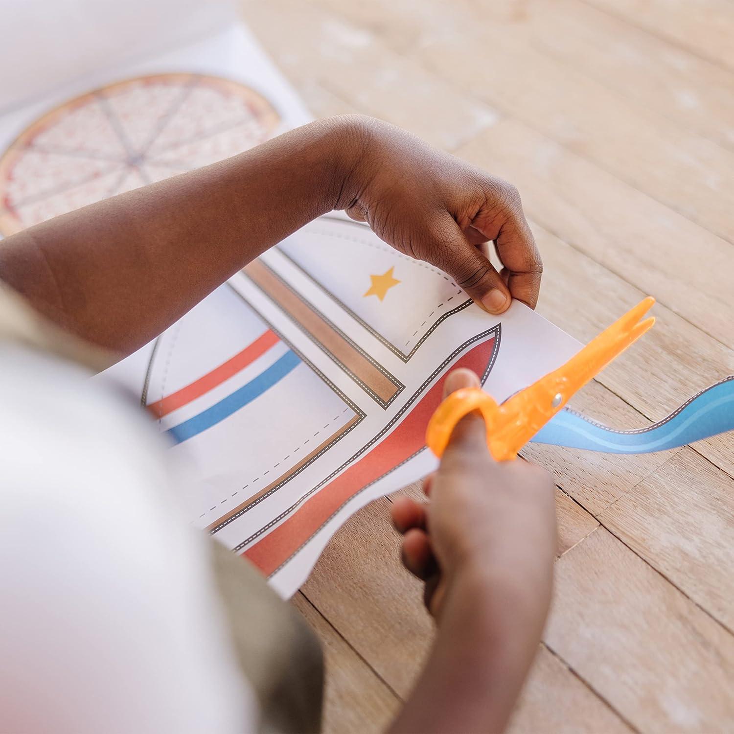 imageMelissa ampamp Doug Scissor Skills Activity Book With Pair of ChildSafe Scissors 20 Pages  FSC Certified