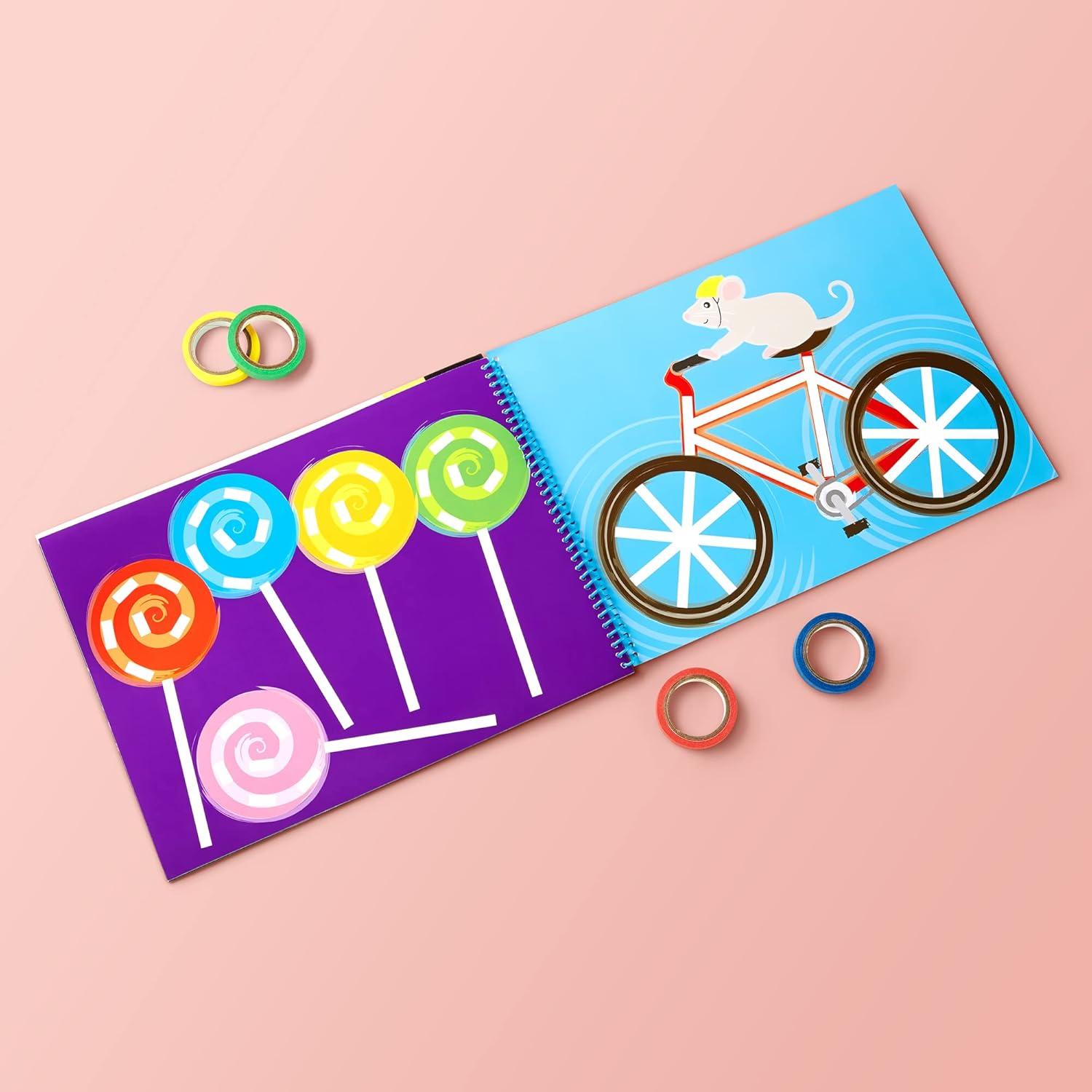 imageMelissa ampamp Doug Scissor Skills and Tape Activity Books Set