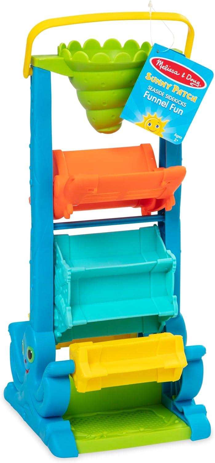 imageMelissa ampamp Doug Seaside Sidekicks SandandWater Sifting FunnelFunnel Fun