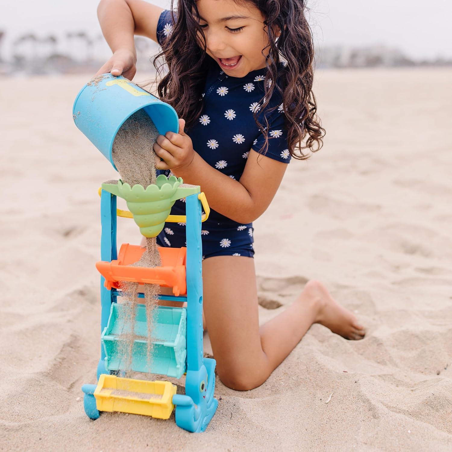 imageMelissa ampamp Doug Seaside Sidekicks SandandWater Sifting FunnelFunnel Fun