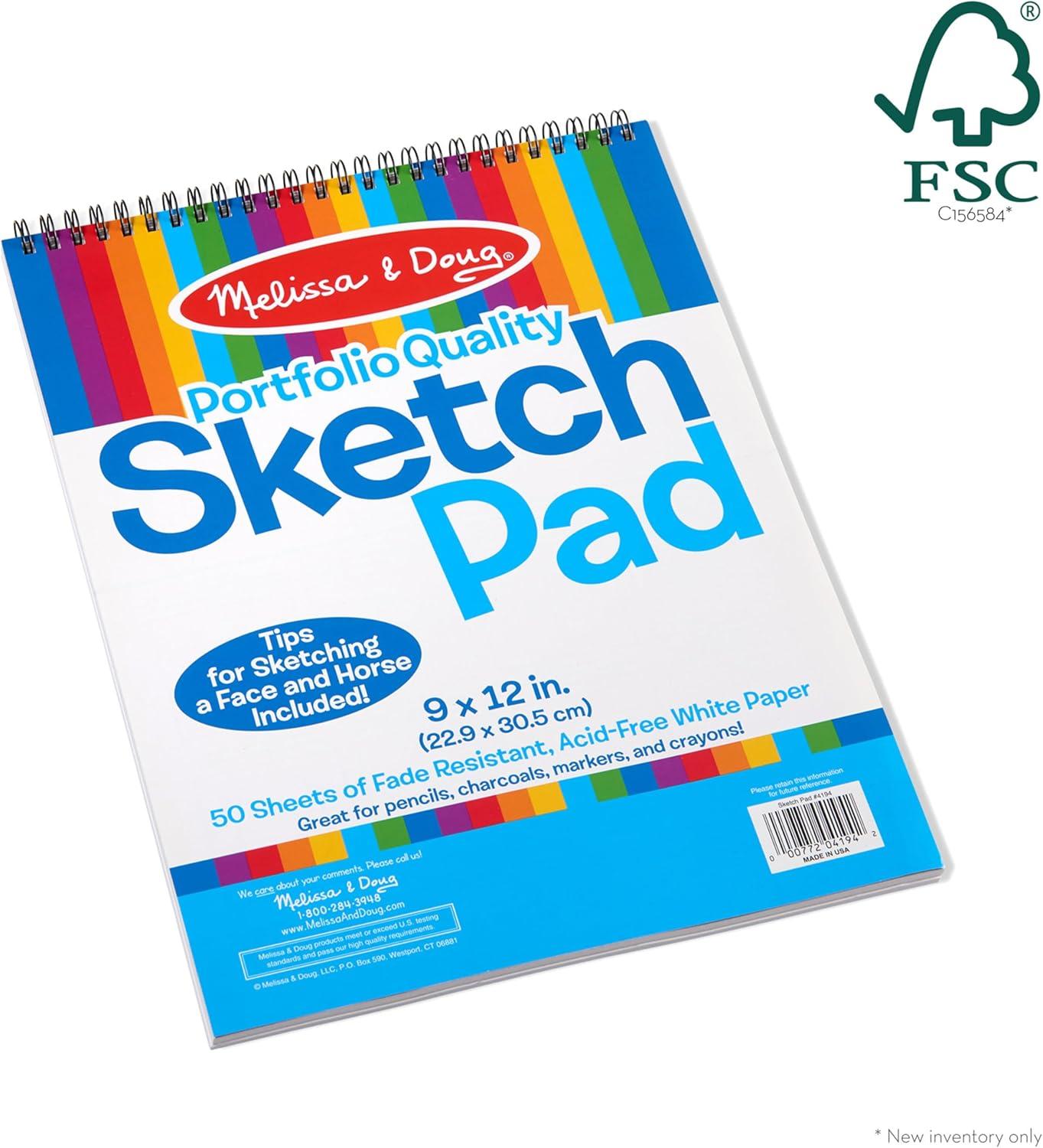 imageMelissa ampamp Doug Sketch Pad 9  FSC Certified