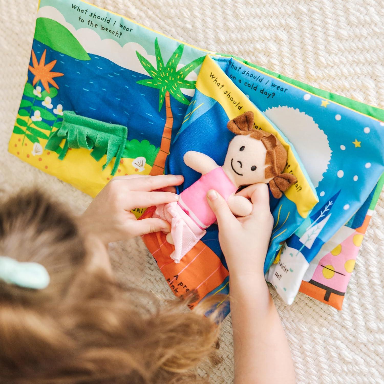 imageMelissa ampamp Doug Soft Activity Baby Book  What Should I WearWhat Should I Wear