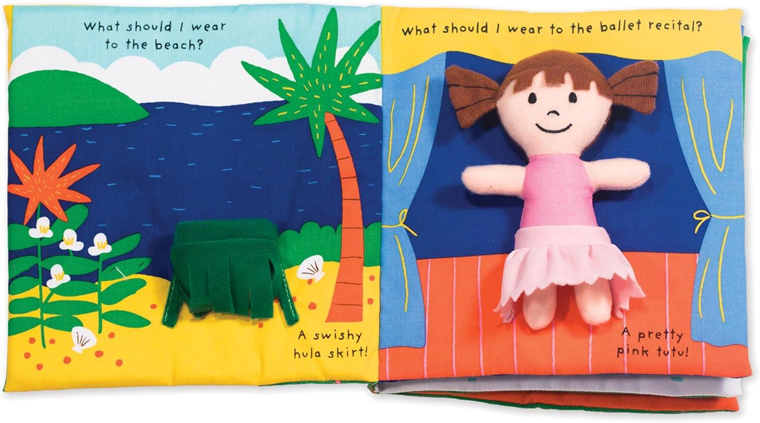 imageMelissa ampamp Doug Soft Activity Baby Book  What Should I WearWhat Should I Wear