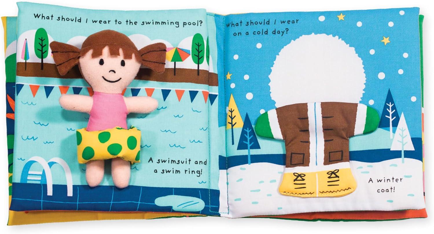 imageMelissa ampamp Doug Soft Activity Baby Book  What Should I WearWhat Should I Wear