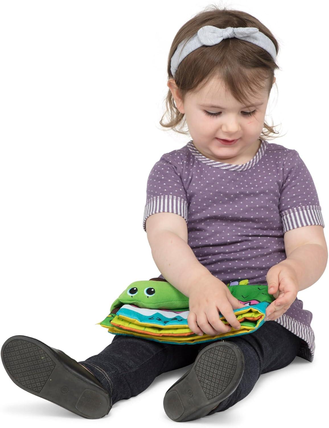 imageMelissa ampamp Doug Soft Activity Baby Book  Whose Feet Sensory Toys for Toddlers Travel Toys for Toddlers Boys and Girls