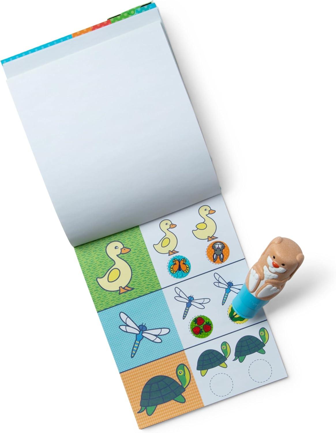 imageMelissa ampamp Doug Sticker Wow 24Page Activity Pad and Sticker Stamper 300 Stickers Arts and Crafts Fidget Toy Collectible Character  Dog  for Kids Ages 3  FSC CertifiedBunny