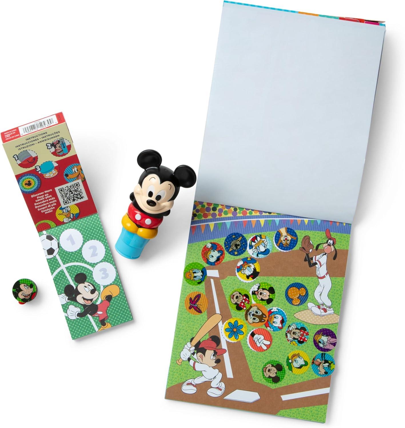 imageMelissa ampamp Doug Sticker Wow Disney Minnie Mouse Bundle 24Page Activity Book Refillable Sticker Stamper Mini Pad 500 Stickers Arts and Crafts for Kids Ages 3Mickey Mouse Bundle
