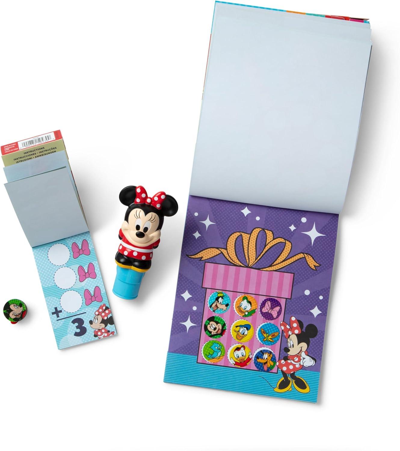 imageMelissa ampamp Doug Sticker Wow Disney Minnie Mouse Bundle 24Page Activity Book Refillable Sticker Stamper Mini Pad 500 Stickers Arts and Crafts for Kids Ages 3Minnie Mouse Bundle