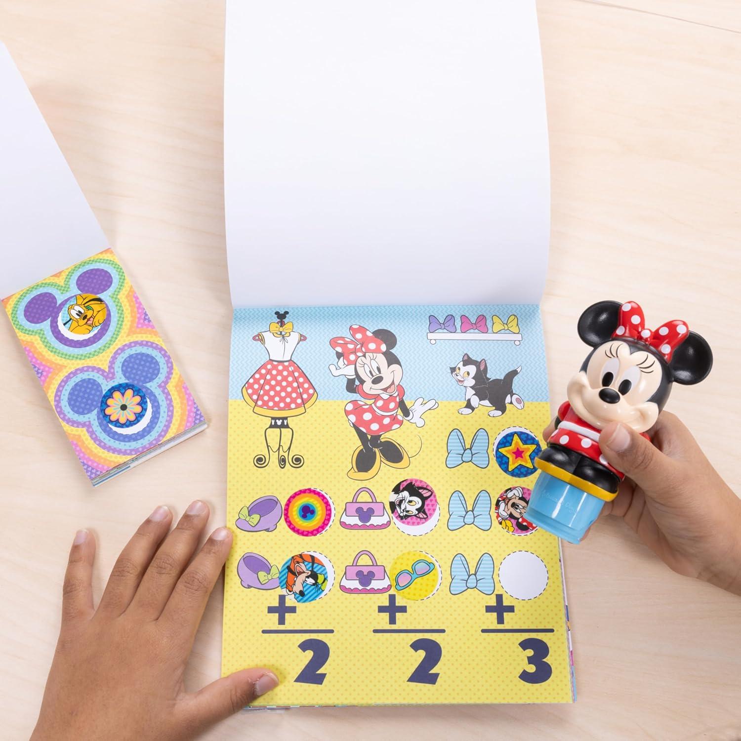 imageMelissa ampamp Doug Sticker Wow Disney Minnie Mouse Bundle 24Page Activity Book Refillable Sticker Stamper Mini Pad 500 Stickers Arts and Crafts for Kids Ages 3Minnie Mouse Bundle
