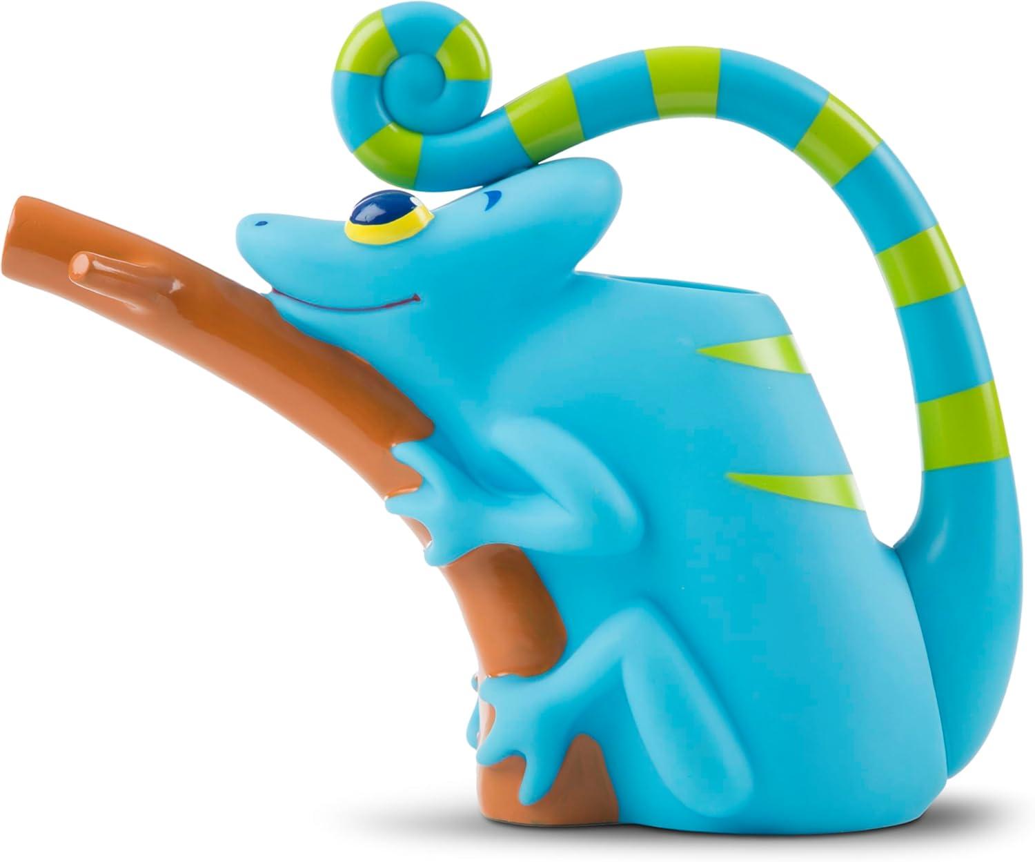 imageMelissa ampamp Doug Sunny Patch Camo Chameleon Watering Can with Tail Handle and BranchShaped Spout