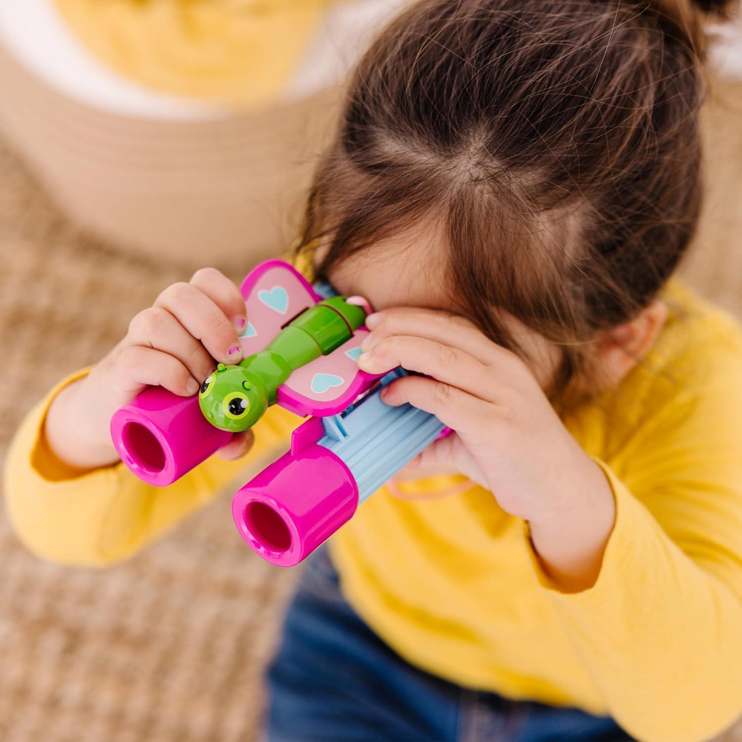 imageMelissa ampamp Doug Sunny Patch Cutie Pie Butterfly Binoculars  Pretend Play Toy