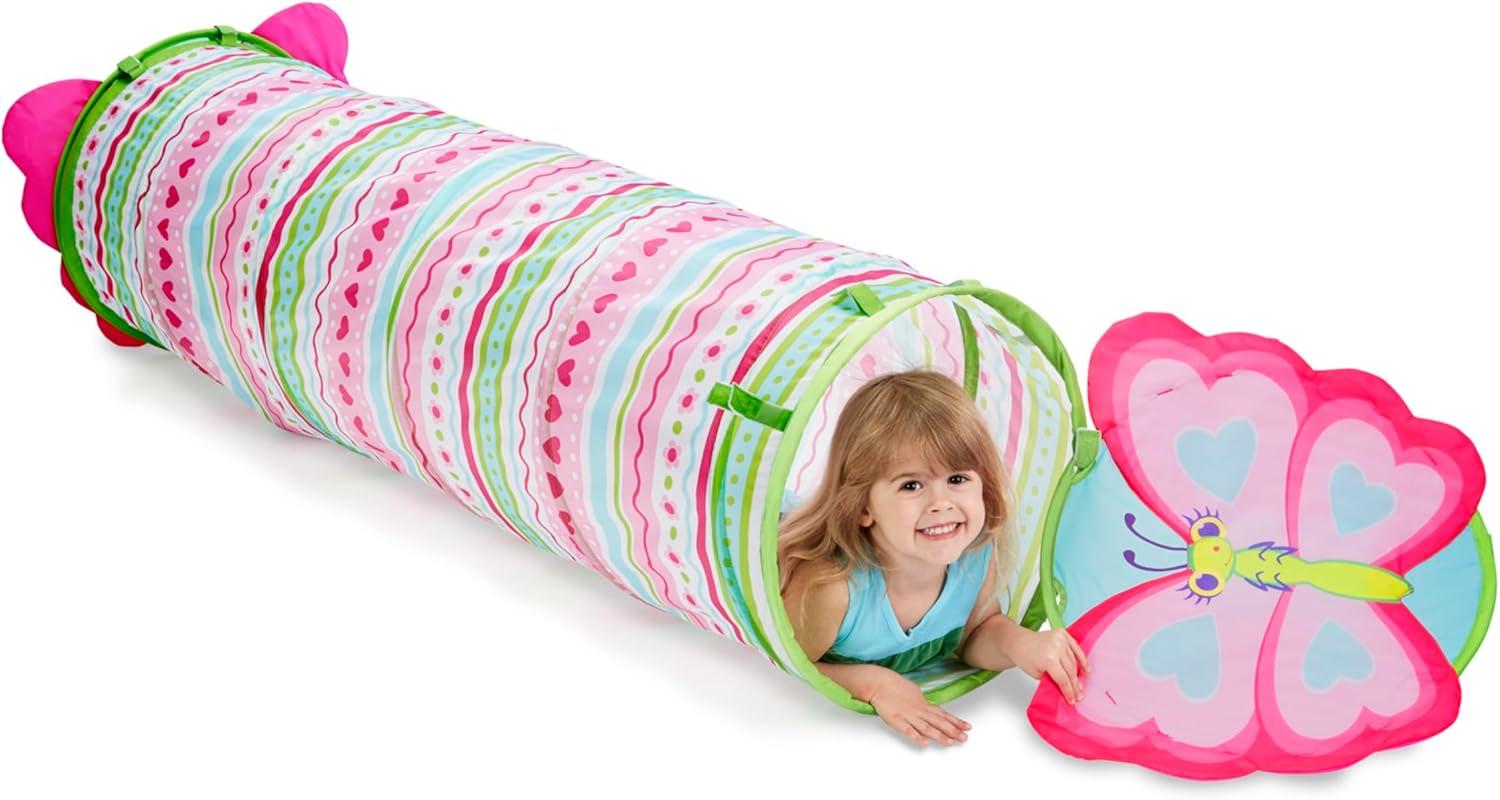 imageMelissa ampamp Doug Sunny Patch Cutie Pie Butterfly CrawlThrough Tunnel Indoor Outdoor Baby Tunnel Crawl Developmental Activity ToyStandard Packaging