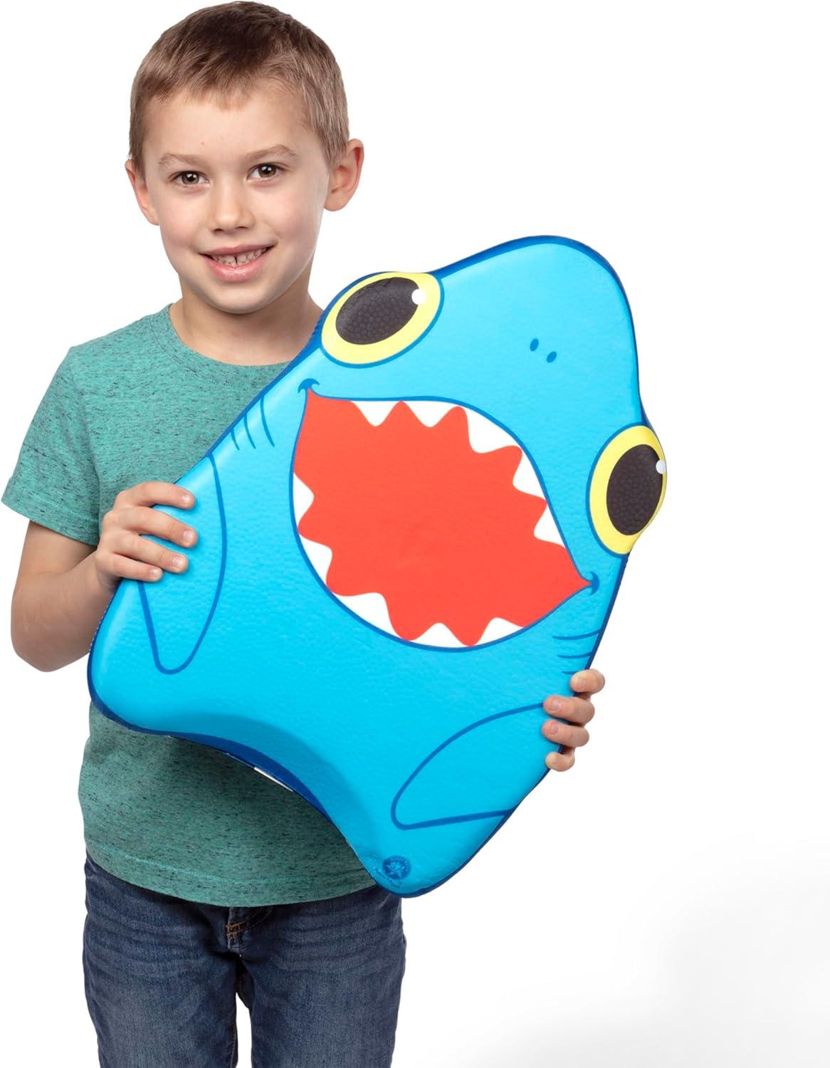 imageMelissa ampamp Doug Sunny Patch Dolphin and Shark Kickboards  LearntoSwim Pool Toys Set of 2