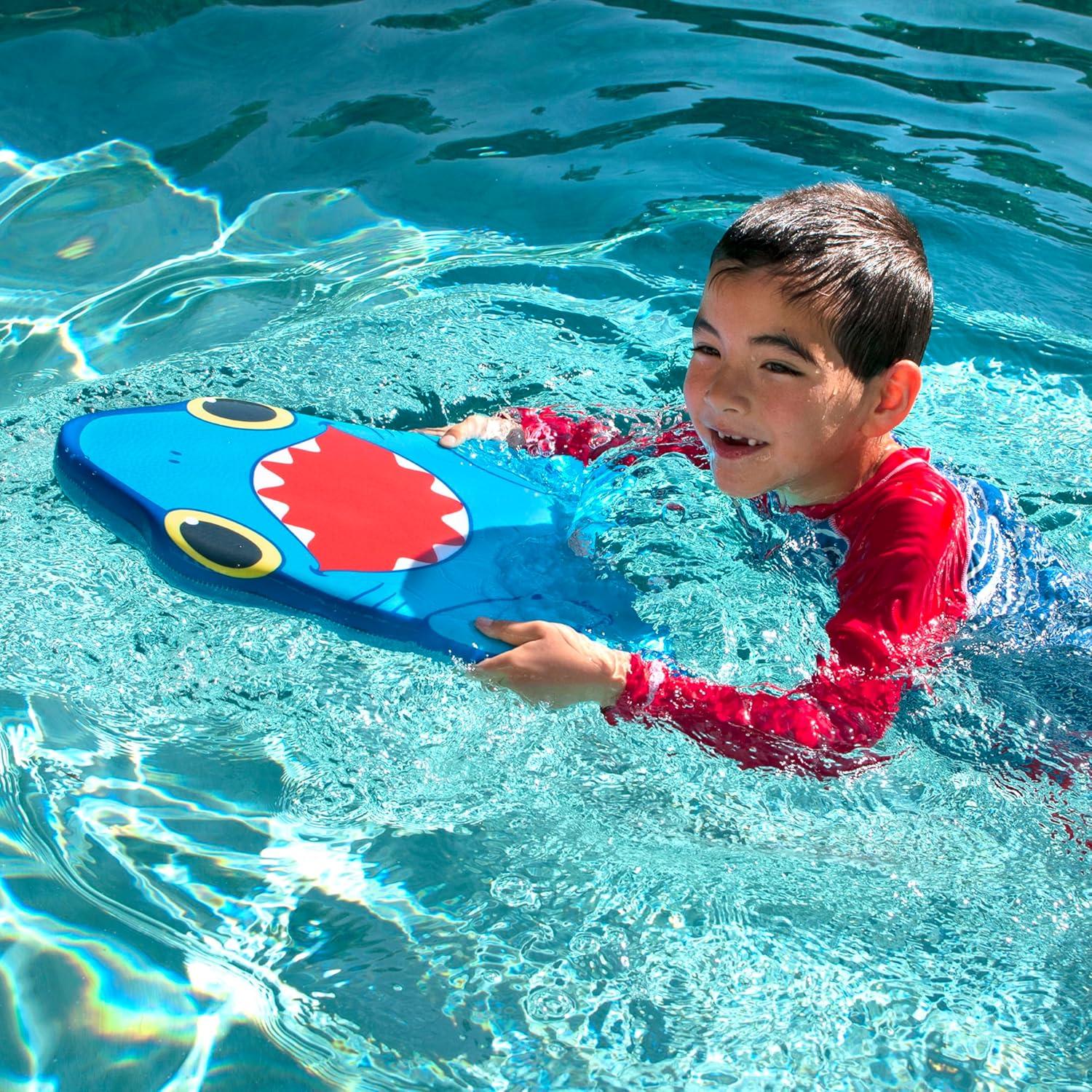 imageMelissa ampamp Doug Sunny Patch Dolphin and Shark Kickboards  LearntoSwim Pool Toys Set of 2