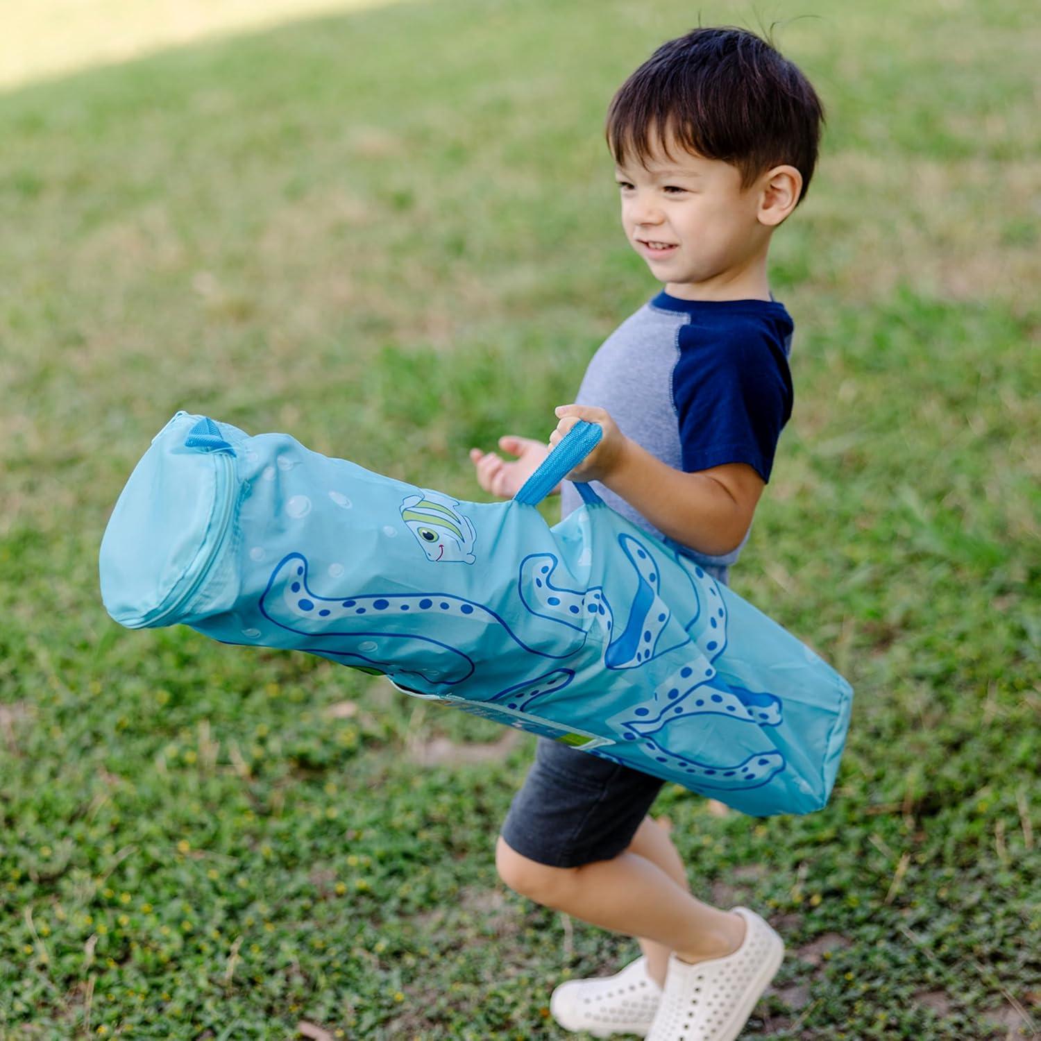 imageMelissa ampamp Doug Sunny Patch Flex Octopus Folding Beach Chair For Kids FrustrationFree PackagingFrustrationFree Packaging