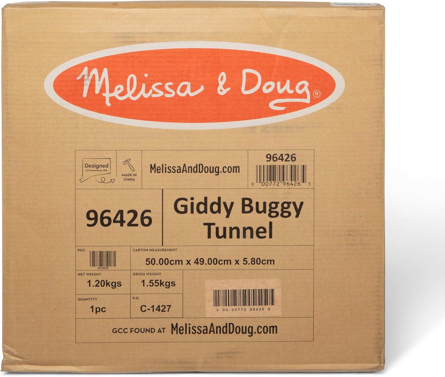 imageMelissa ampamp Doug Sunny Patch Giddy Buggy CrawlThrough Tunnel ECommerce PackagingFrustrationFree Packaging