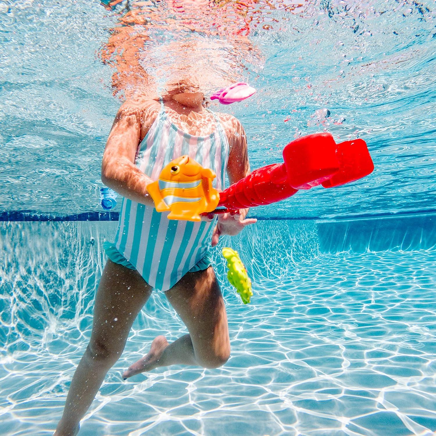 imageMelissa ampamp Doug Sunny Patch Louie Lobster Claw Catcher  GrabandSqueeze Pool Toy