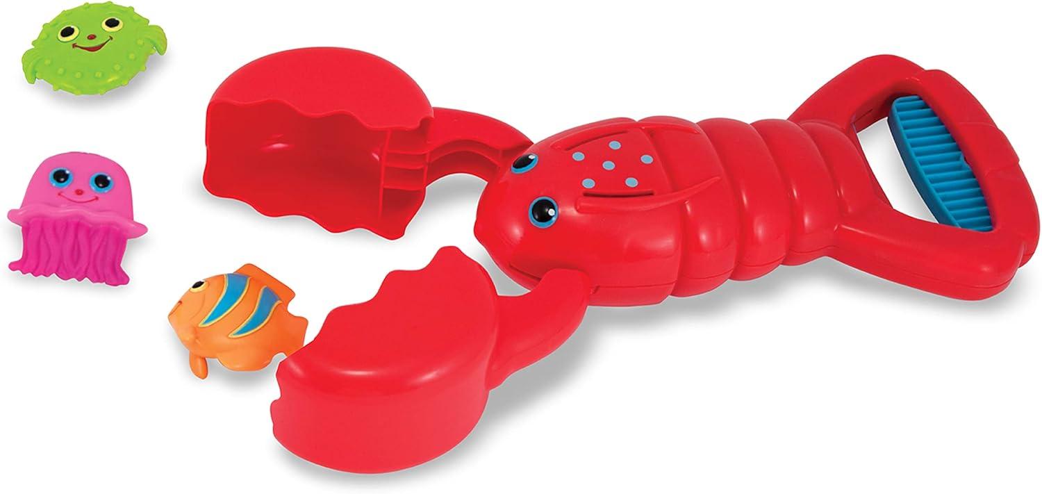 imageMelissa ampamp Doug Sunny Patch Louie Lobster Claw Catcher  GrabandSqueeze Pool Toy
