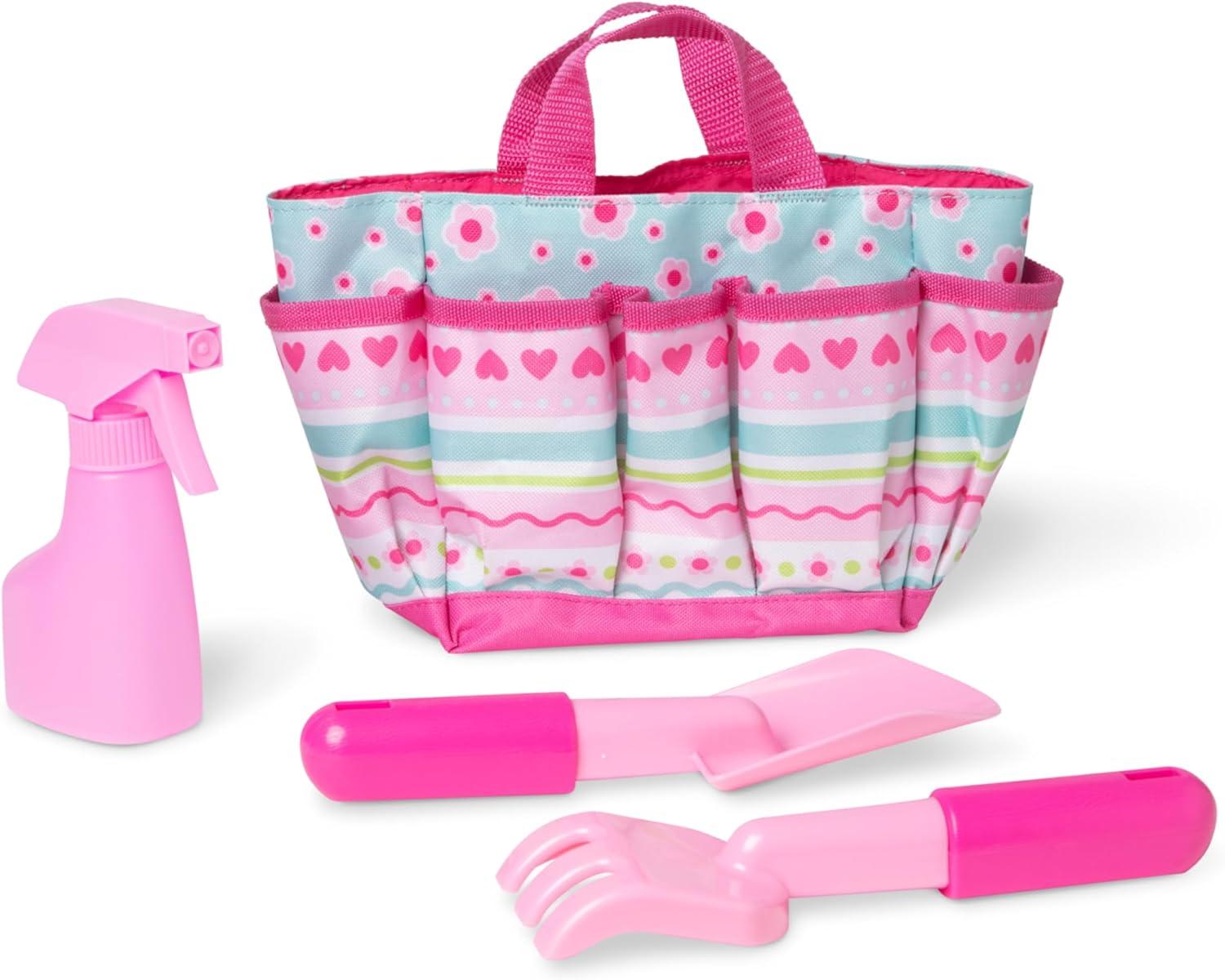 imageMelissa ampamp Doug Sunny Patch Pretty Petals Gardening Tote Set with Tools