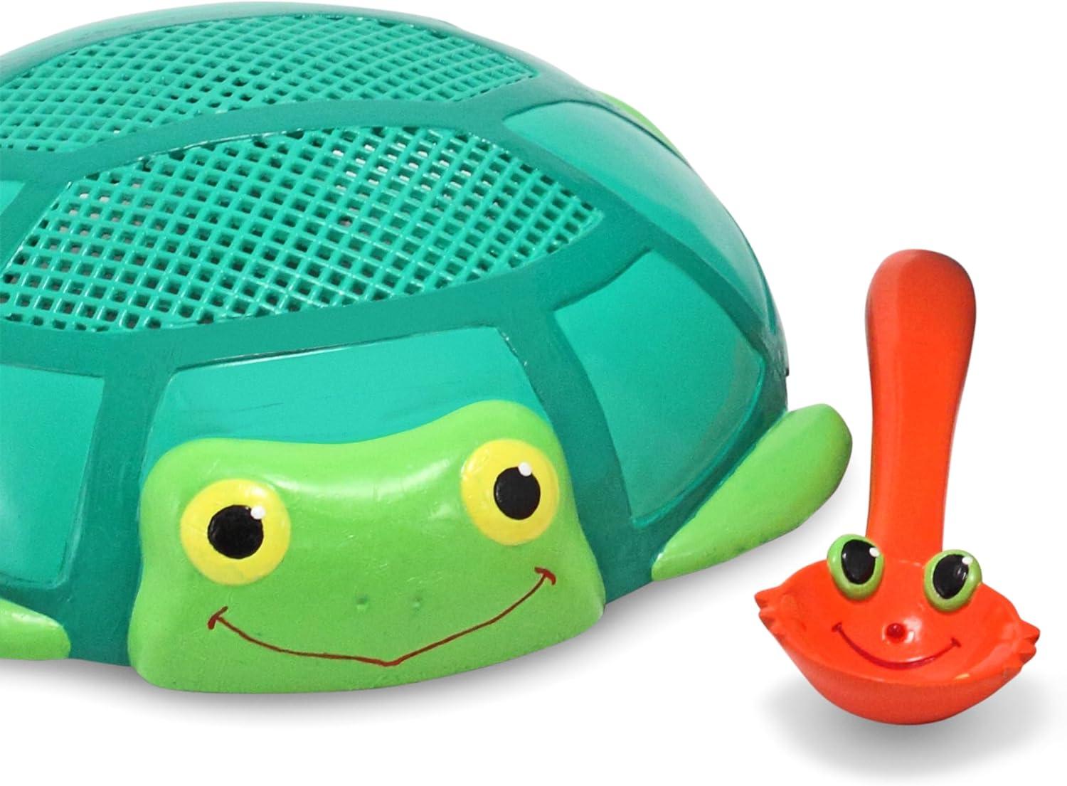 imageMelissa ampamp Doug Sunny Patch Seaside Sidekicks Sand Baking SetBeach Toy Outdoor Play for Kids Ages 3