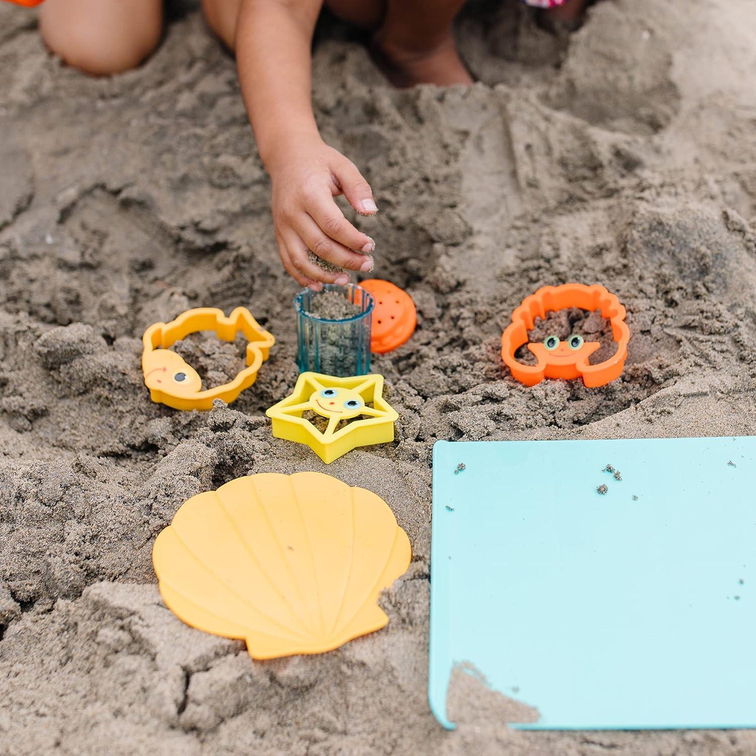 imageMelissa ampamp Doug Sunny Patch Seaside Sidekicks Sand CookieBaking Set FFPFrustrationFree Packaging