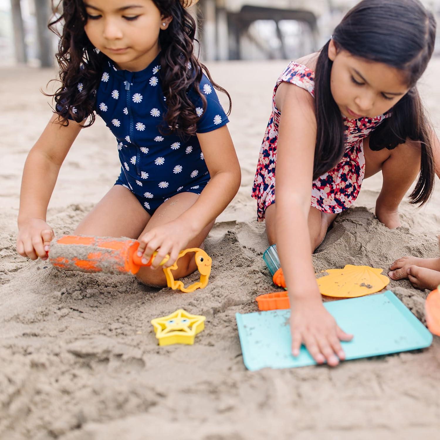 imageMelissa ampamp Doug Sunny Patch Seaside Sidekicks Sand CookieBaking Set FFPFrustrationFree Packaging
