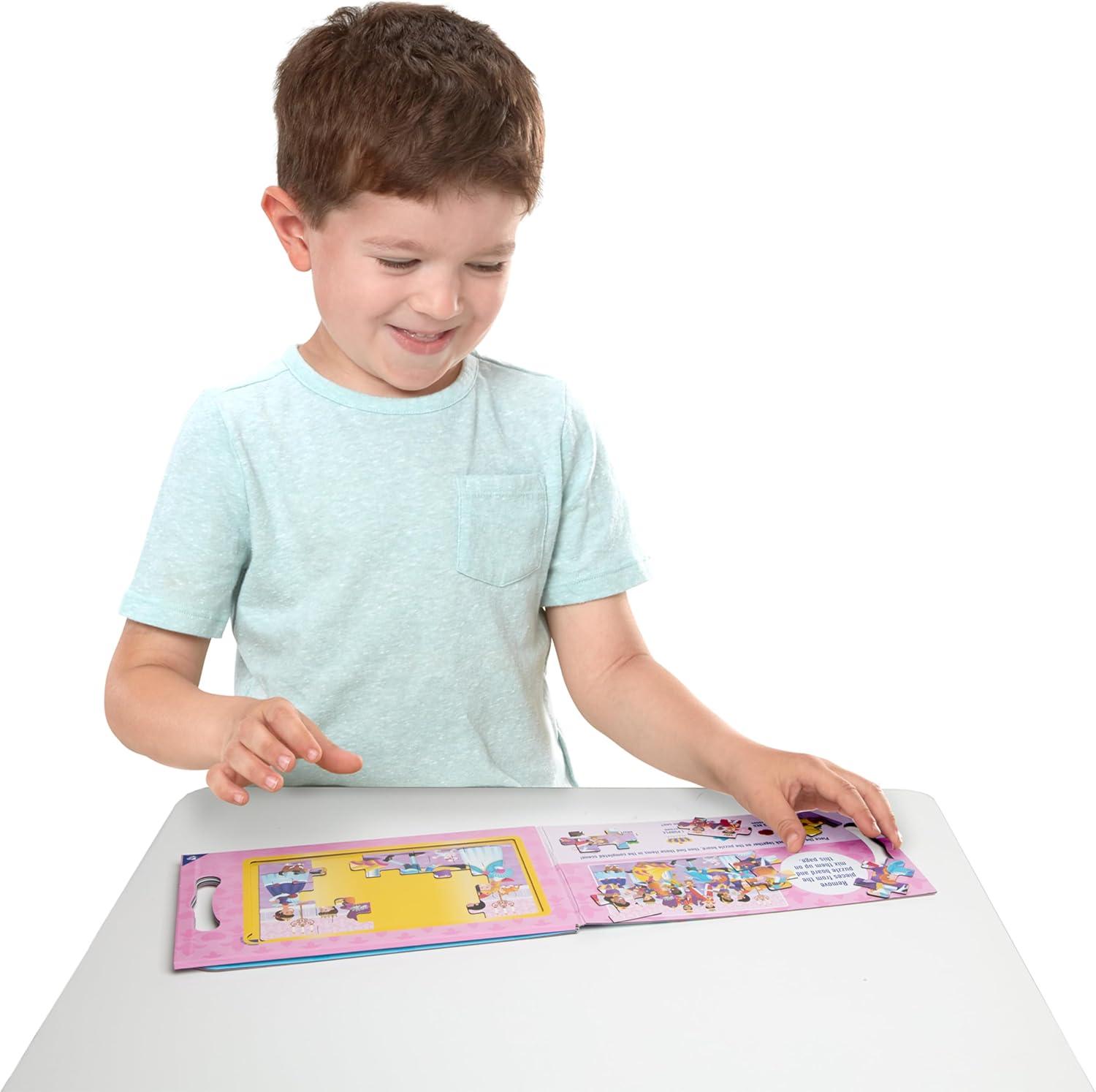 imageMelissa ampamp Doug TakeAlong Magnetic Jigsaw Puzzle Set  On the Farm 2 x 15 Piece Travel Activity Toy for Preschoolers and Kids Ages 3  FSC Certified1 EA