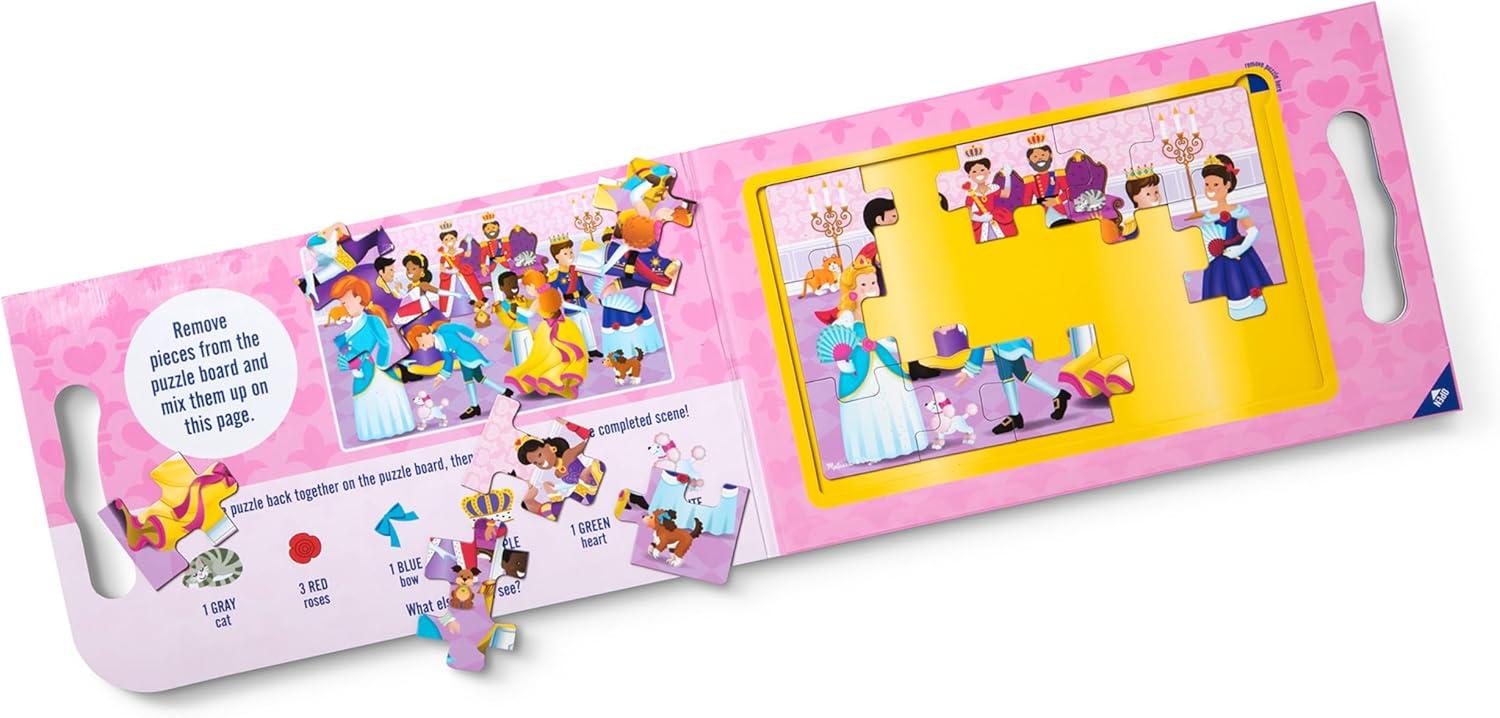 imageMelissa ampamp Doug TakeAlong Magnetic Jigsaw Puzzle Set  On the Farm 2 x 15 Piece Travel Activity Toy for Preschoolers and Kids Ages 3  FSC Certified1 EA