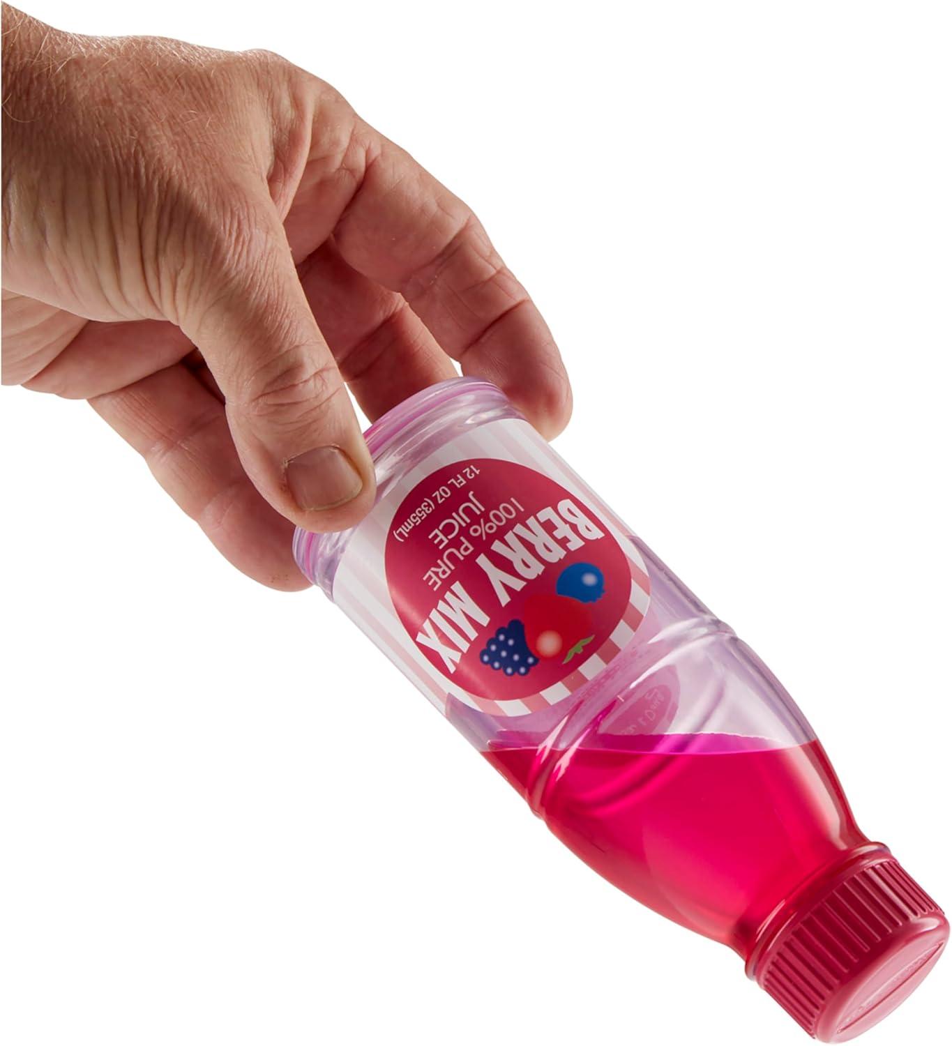imageMelissa ampamp Doug Tip ampamp Sip Toy Juice Bottles and Activity Card 6 Pcs Pretend Play Food Set Play Kitchen Food For Ages 3Juice Bottles