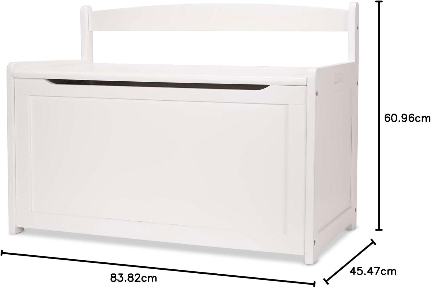 imageMelissa ampamp Doug Toy Chest Wooden Toy Storage Box with SafetyHinged Lid Kids Toys Storage Organizer for Playroom Bedroom ampamp Montessori Classroom Furniture for Boys ampamp Girls Ages 3White