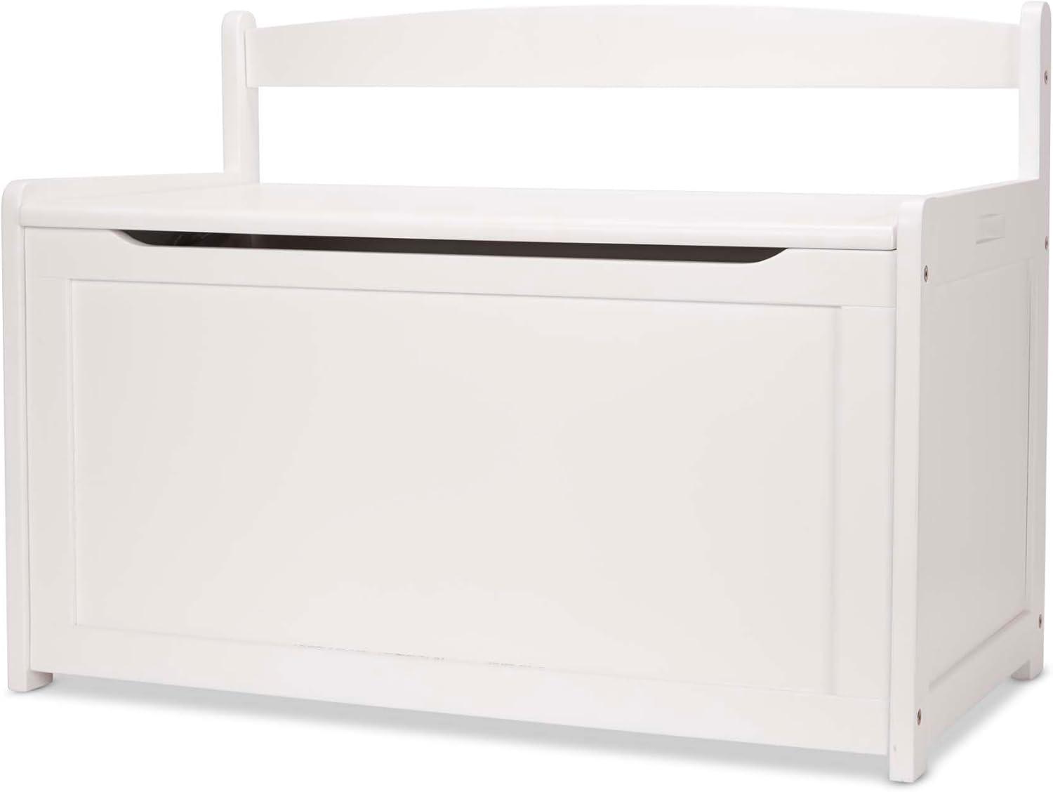 imageMelissa ampamp Doug Toy Chest Wooden Toy Storage Box with SafetyHinged Lid Kids Toys Storage Organizer for Playroom Bedroom ampamp Montessori Classroom Furniture for Boys ampamp Girls Ages 3White