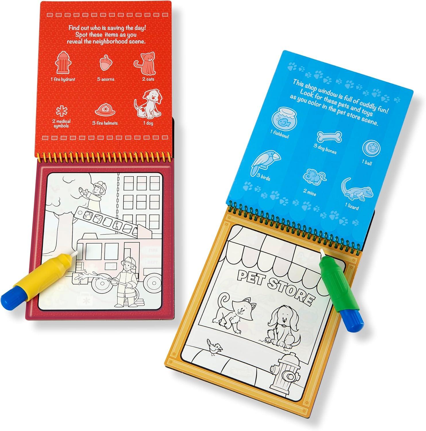 imageMelissa ampamp Doug Water Wow  Water Reveal Pad Bundle  Farm Safari ampamp Under The SeaBundle Vehicles  Animals