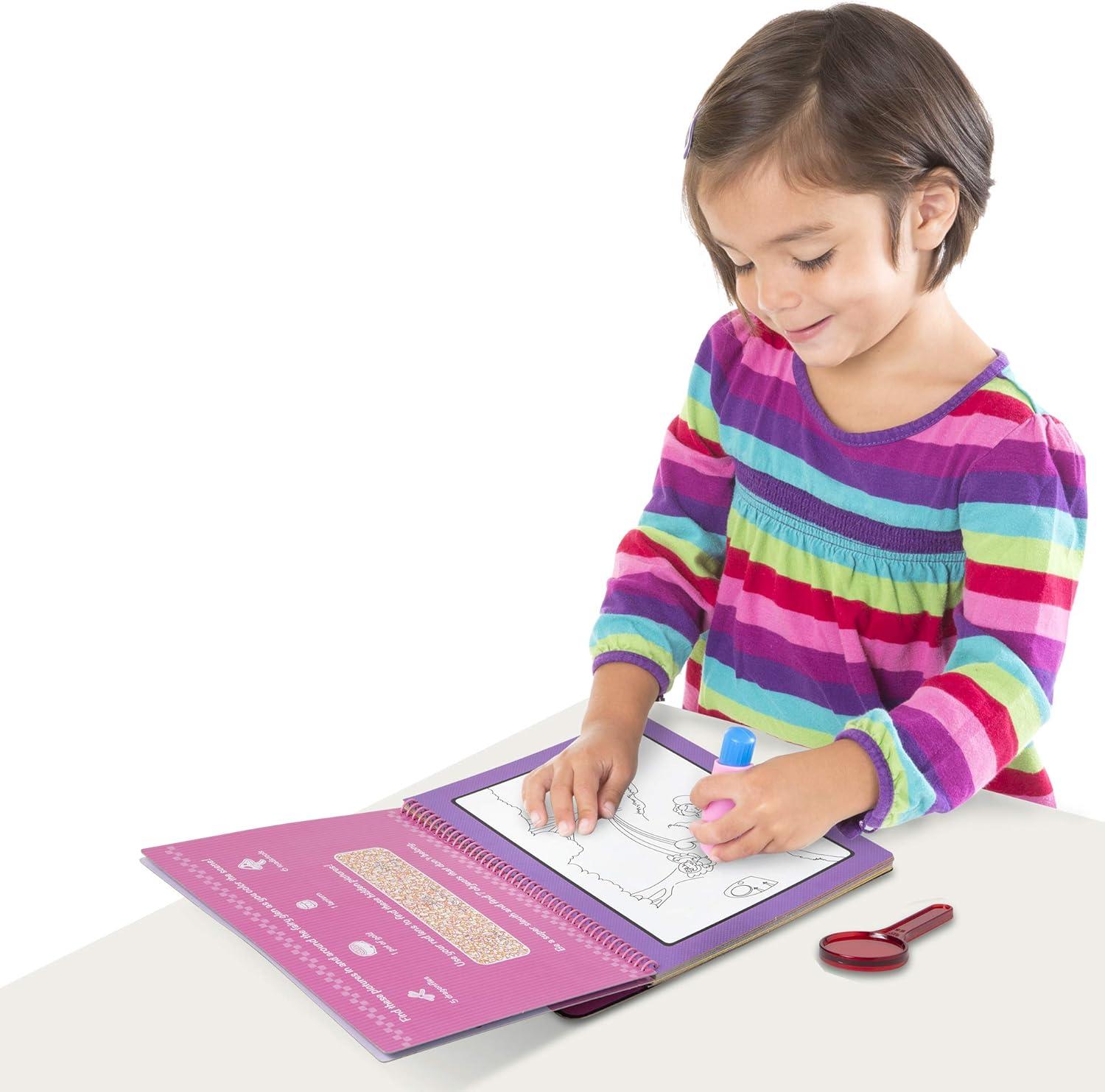 imageMelissa ampamp Doug Water Wow Reusable ColorwithWater Deluxe Travel Activity Pad 2 Pack  Around Town Animal AnticsAdventure