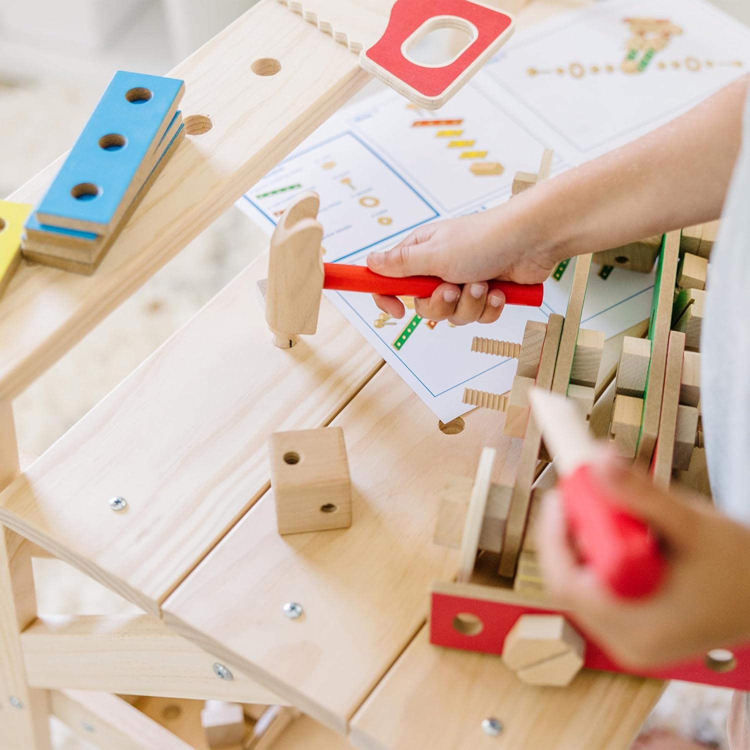 imageMelissa ampamp Doug Wooden Project Workbench SIOCFrustrationFree Packaging