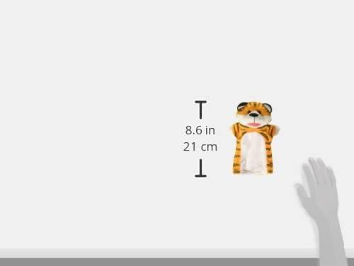 imageMelissa ampamp Doug Zoo Friends Hand Puppets Set of 4  Elephant Giraffe Tiger and Monkey