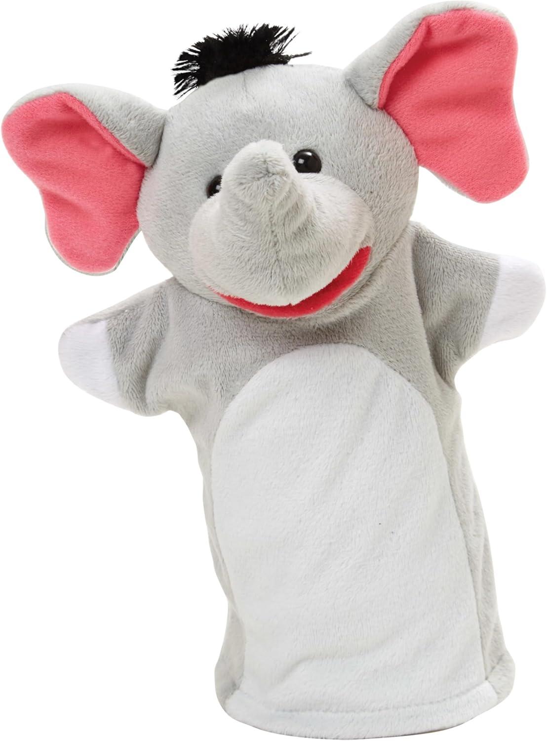 imageMelissa ampamp Doug Zoo Friends Hand Puppets Set of 4  Elephant Giraffe Tiger and Monkey